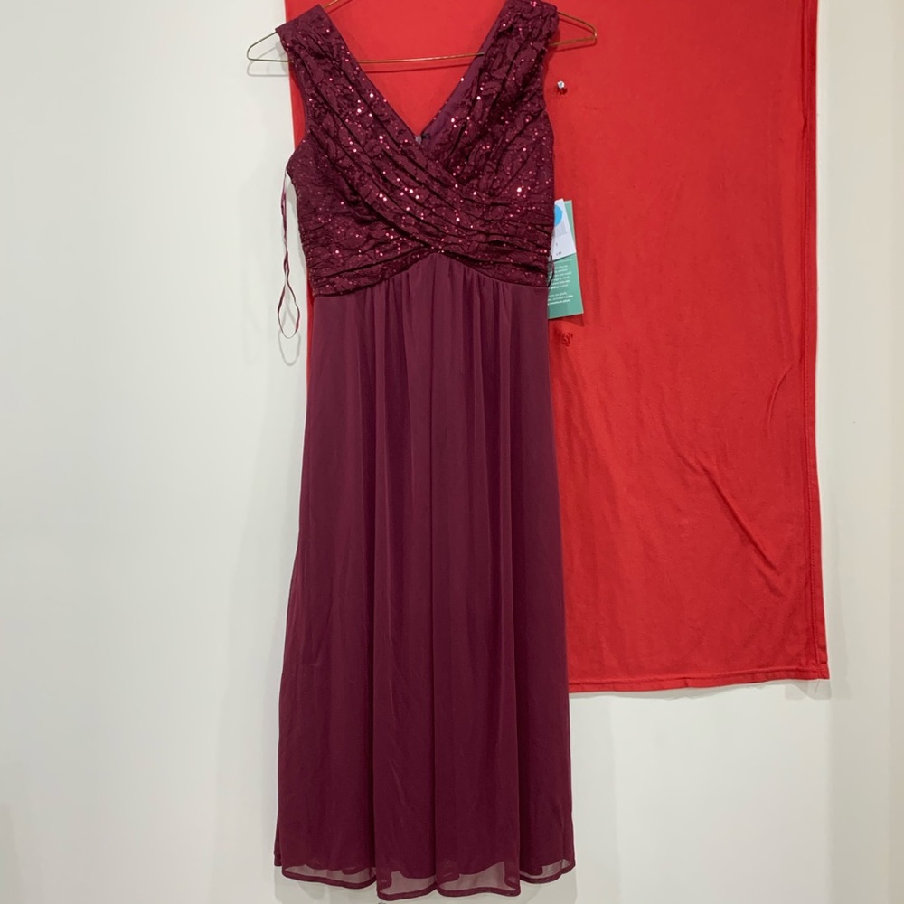 Burgundy Dress